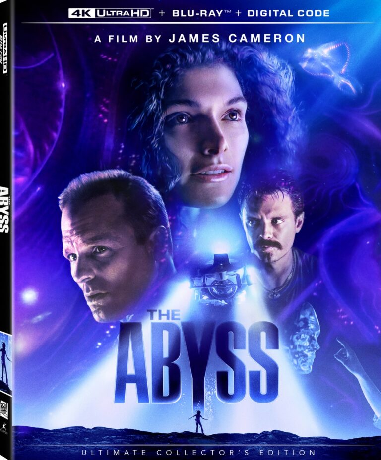 The Abyss (no Brasil, O Segredo do Abismo) foi finalmente lançado sem cortes em Blu-Ray 4K, de alta qualidade de som e imagem. É outro filme.