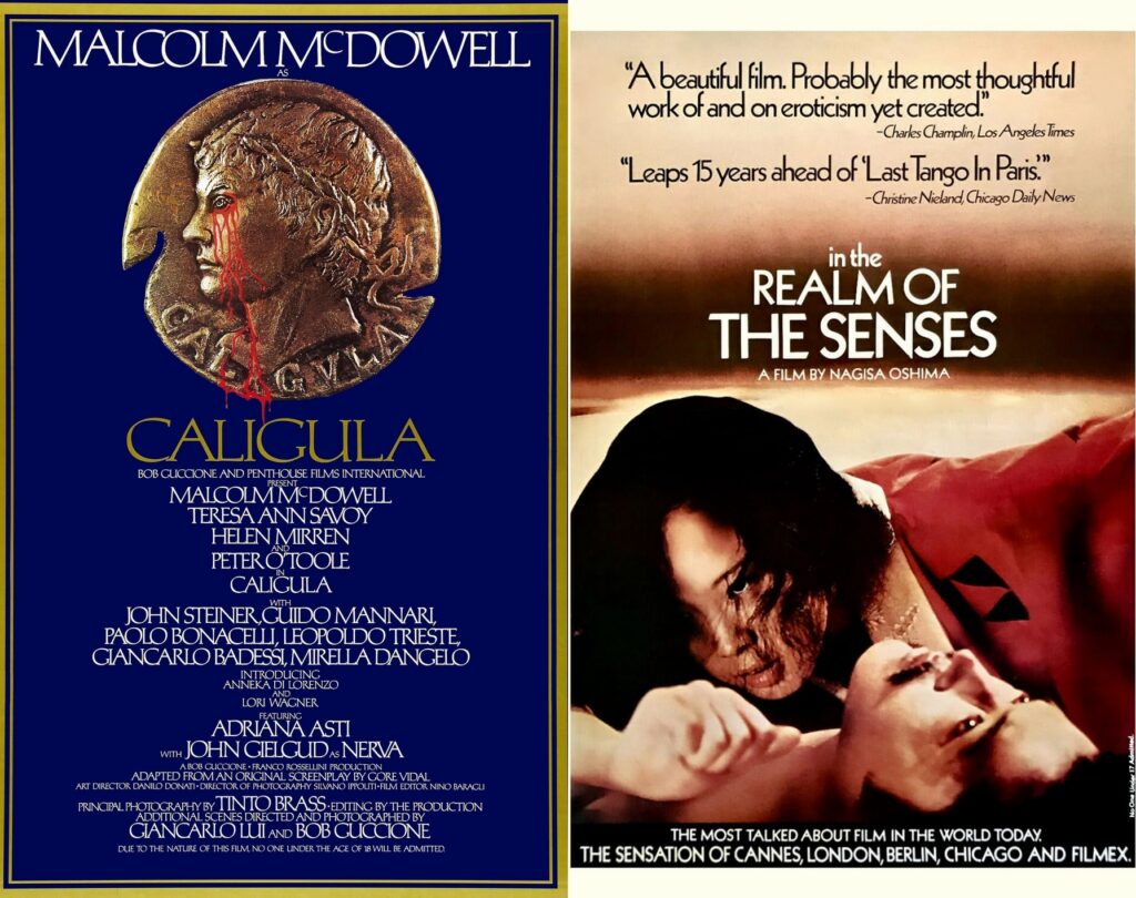 Calígula e Império dos Sentidos: a sexualidade no cinema