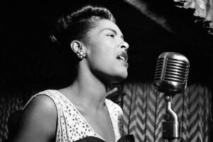 Billie Holliday sempre teve uma voz encantadora, com um sotaque sofisticado e envolvente.