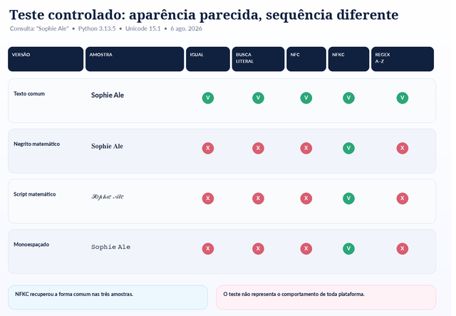 Texto estilizado: impactos em UX, busca e acessibilidade 1 teste pratico